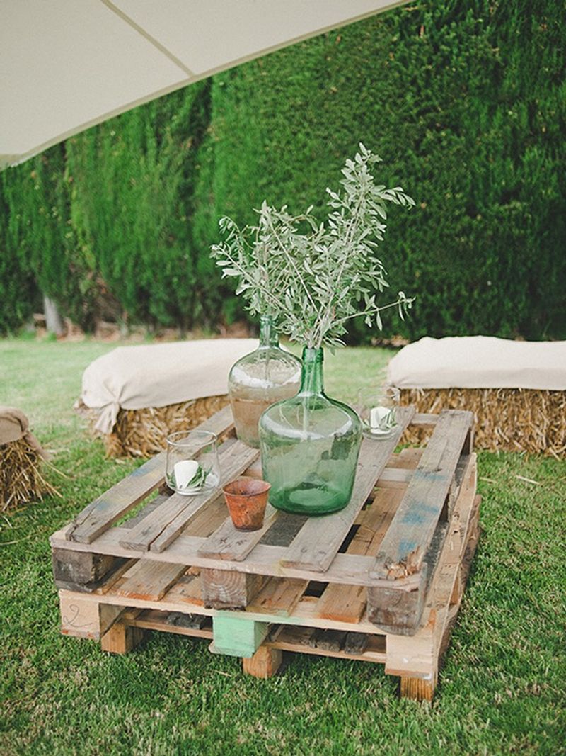 Hay Bale Seating