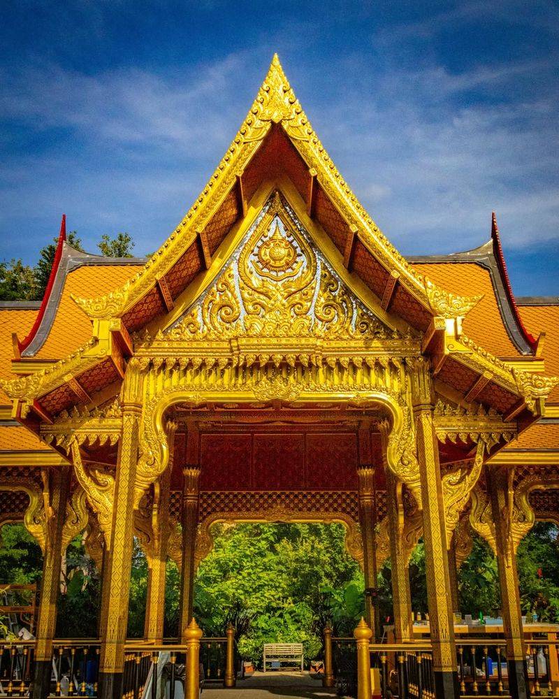 The Golden Thai Pavilion Sparkles With Royal Connections