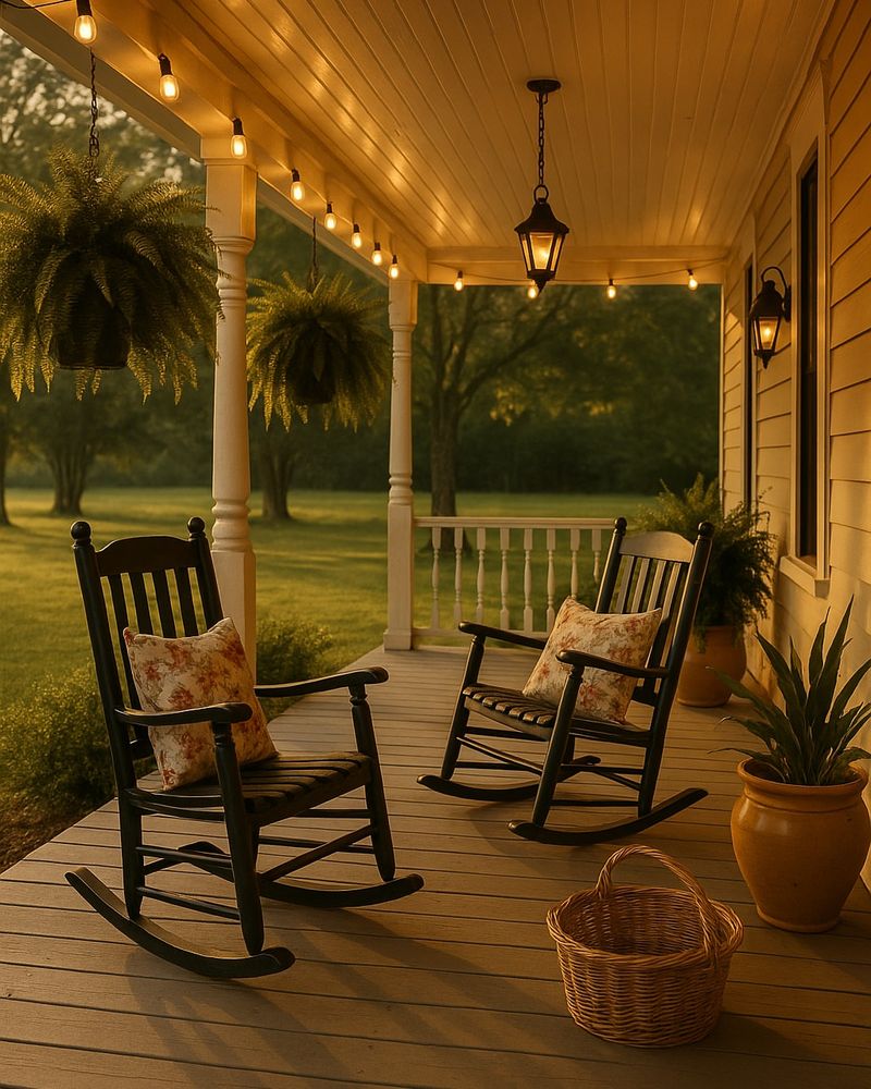 Hanging Fern Chandeliers