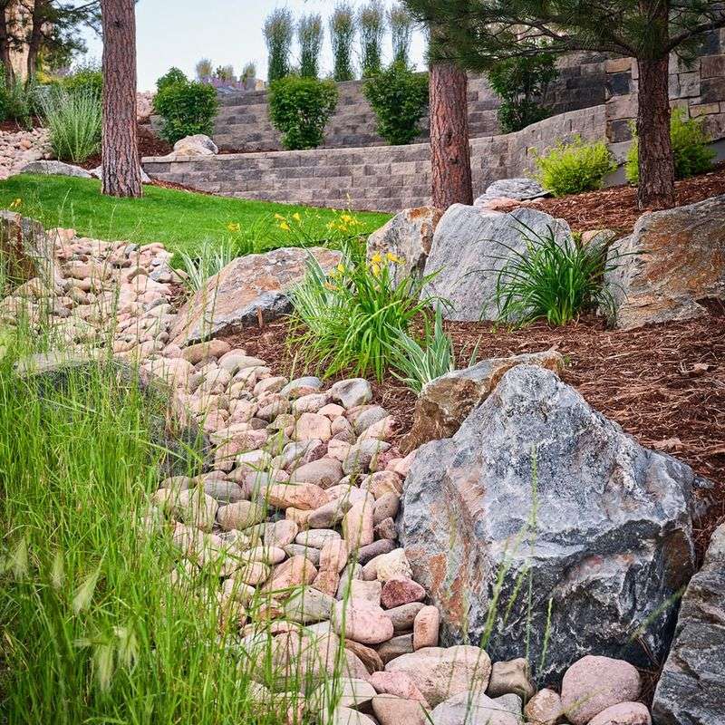 Dry Creek Bed Drainage Solution