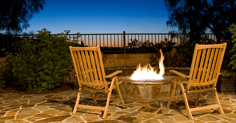 Permanent Fire Pits and Outdoor Fireplaces