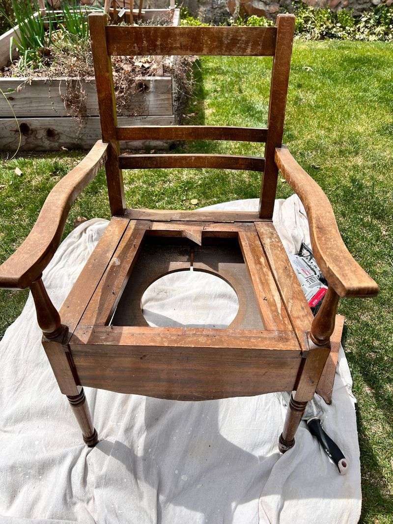 Kitchen Chair Hanging Basket Display