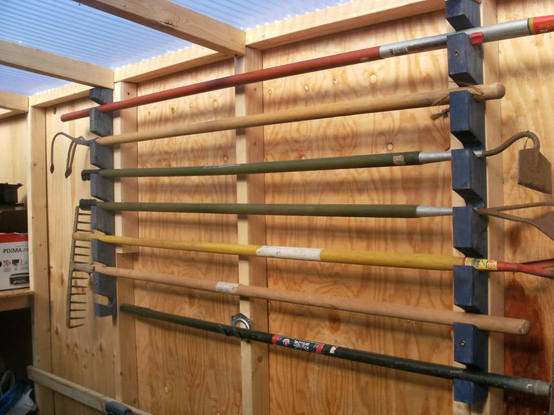 PVC Pipe Tool Racks