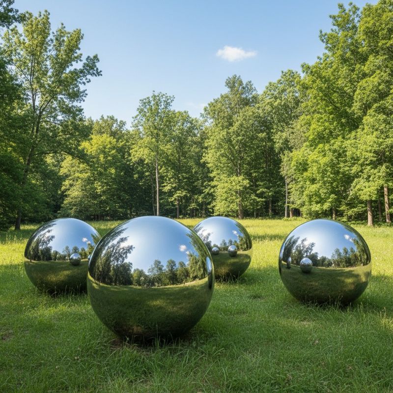 Mirrored Garden Balls