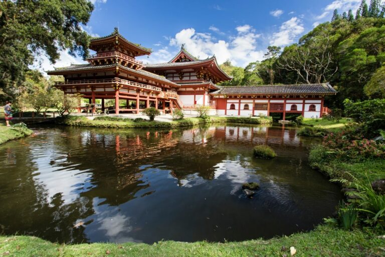 Byodo-in Temple in Hawaii