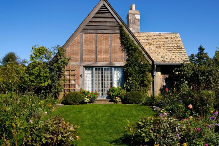 Side Garden of Cottage at Topsmead State Forest, Connecticut