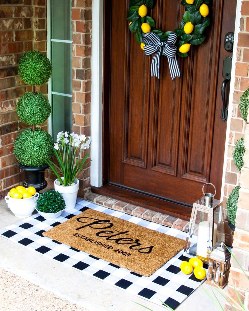 Layered Door Mats