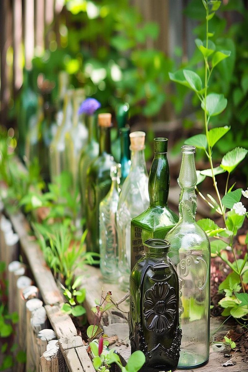Recycled Glass Bottle Borders