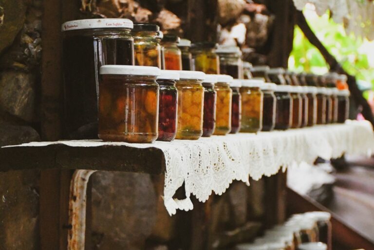 Preservative Glass Jars