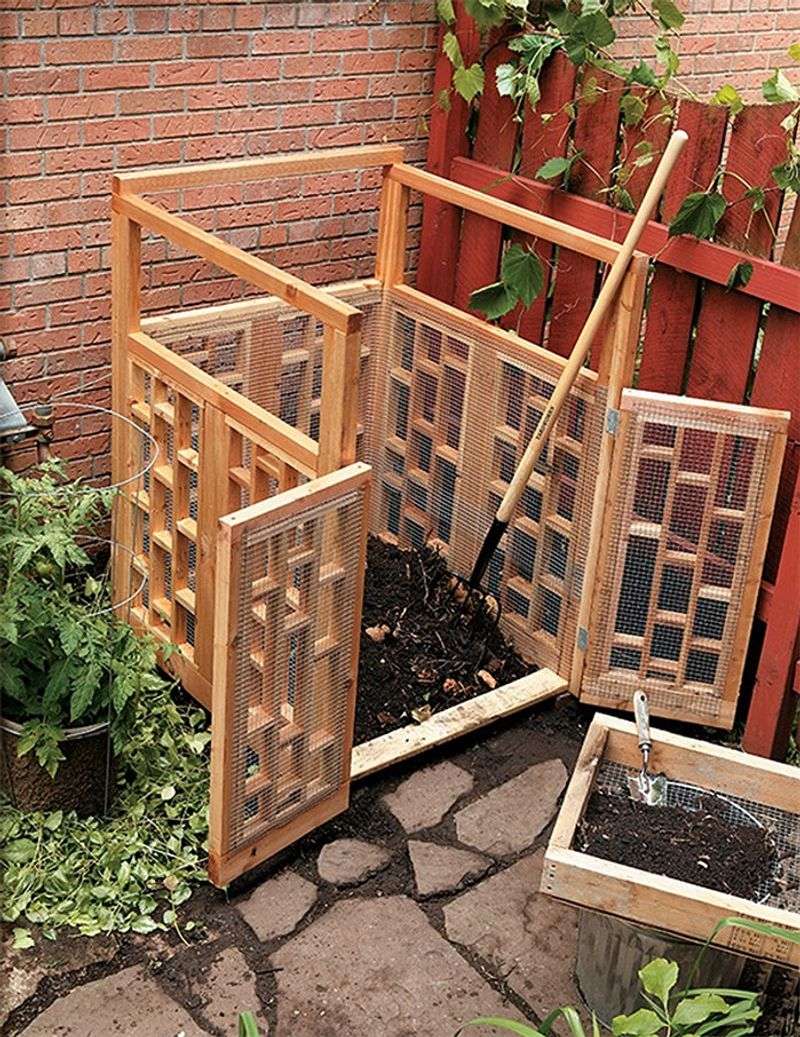 Hidden Compost Bins That Blend Into Garden Design