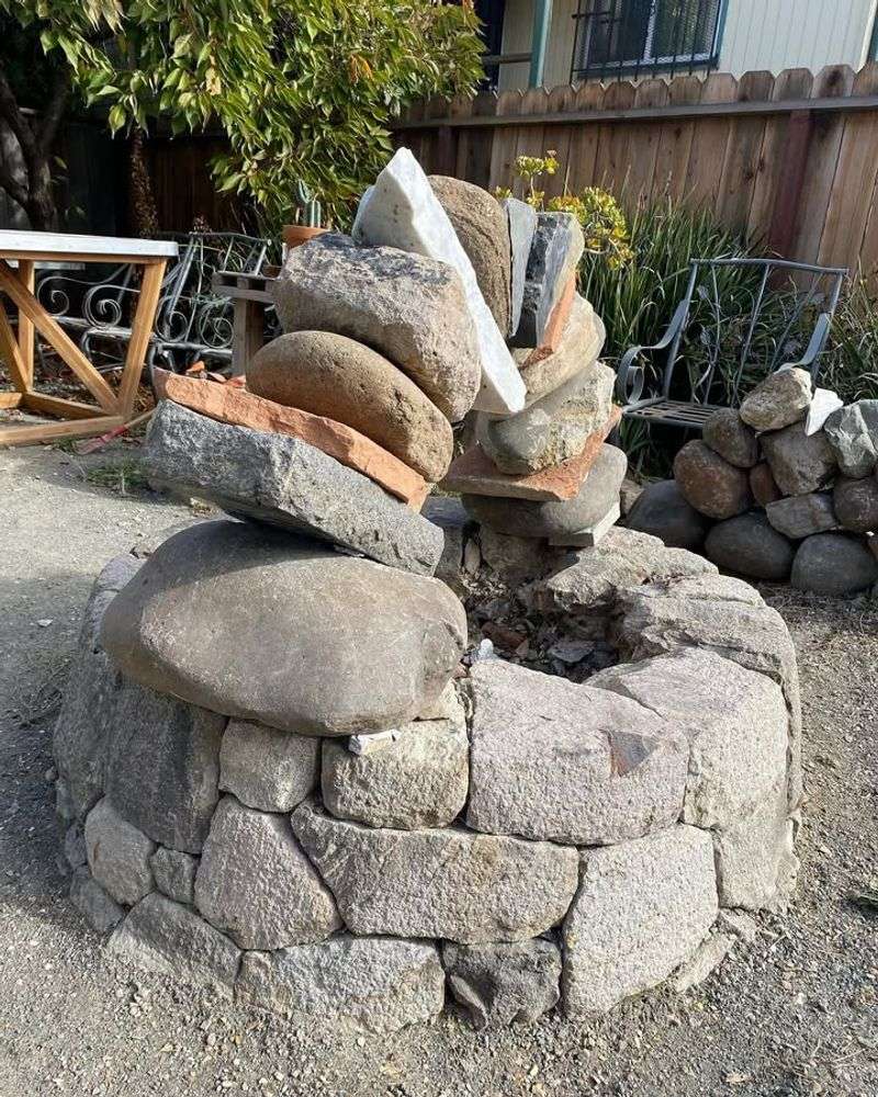 Stacked Stone Fountain With Natural Appeal