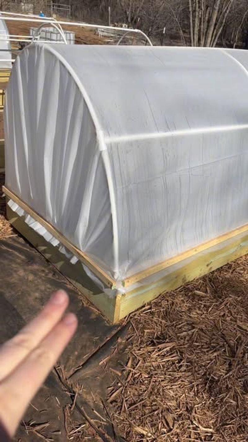 Create Mini Hoop Houses With Clear Plastic
