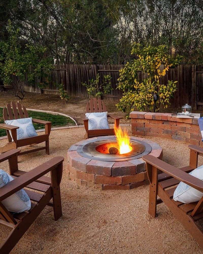 Unscreened Outdoor Fire Pits