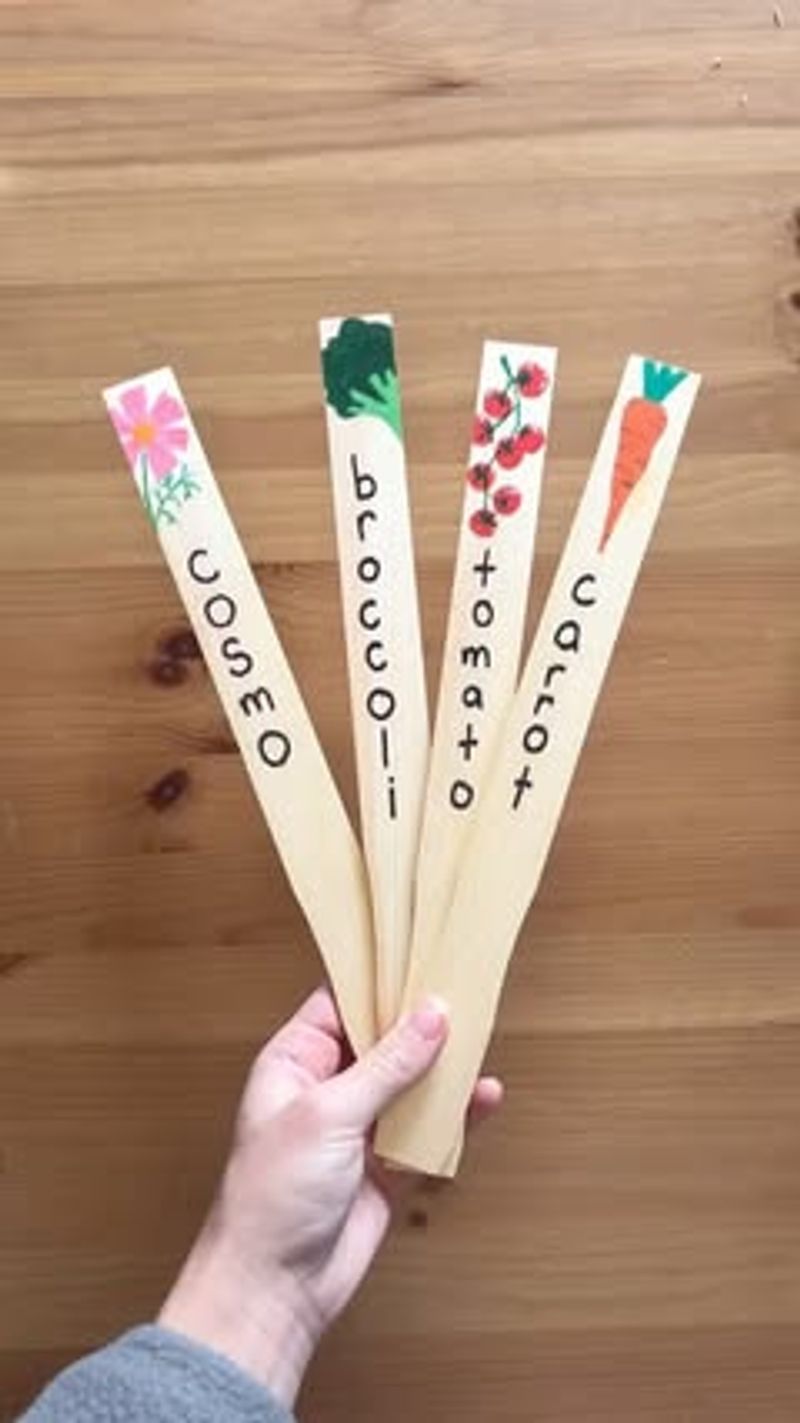 Painted Garden Markers