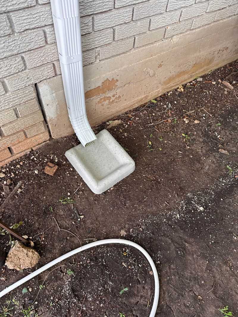 Redirect Water with Splash Blocks