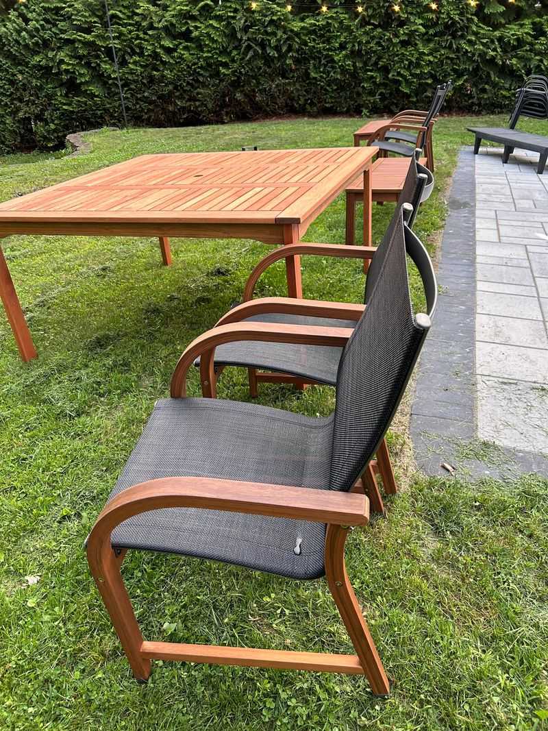 Cleans Lawn Furniture and Garden Tools Safely