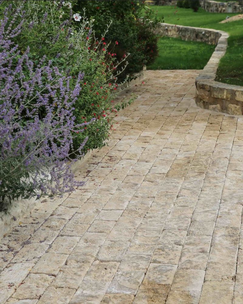 Adds Subtle Color And Texture To Patio Edges