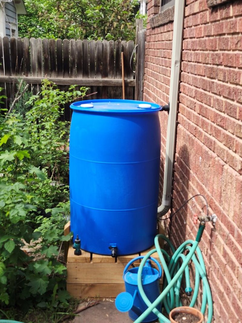 Barrel Placement At Drip Lines
