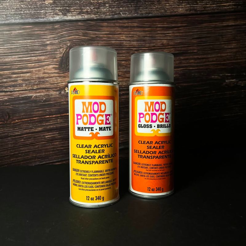 Spray with Acrylic Sealer For Extra Protection