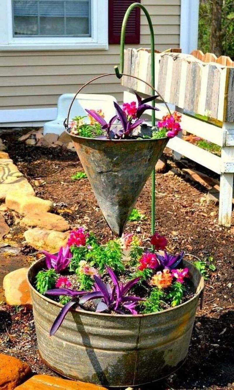 Repurposed Vintage Containers