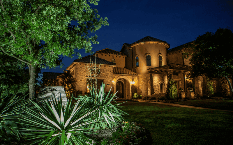 Bright Exterior Lighting