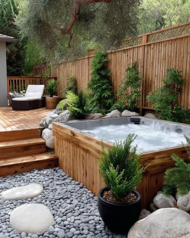 Unscreened Hot Tubs