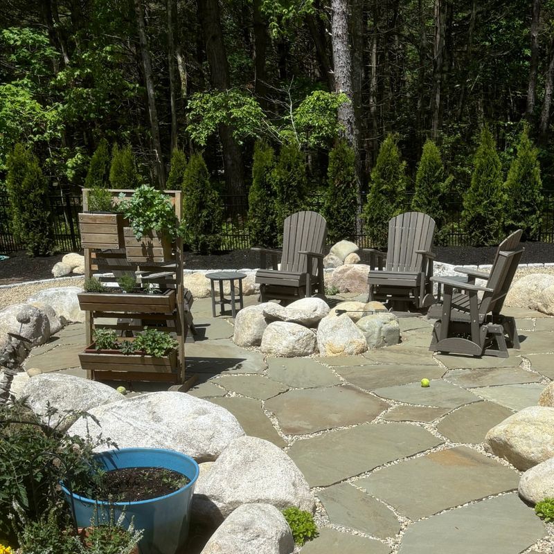 Decorative Rock Gardens With Non-Native Stone