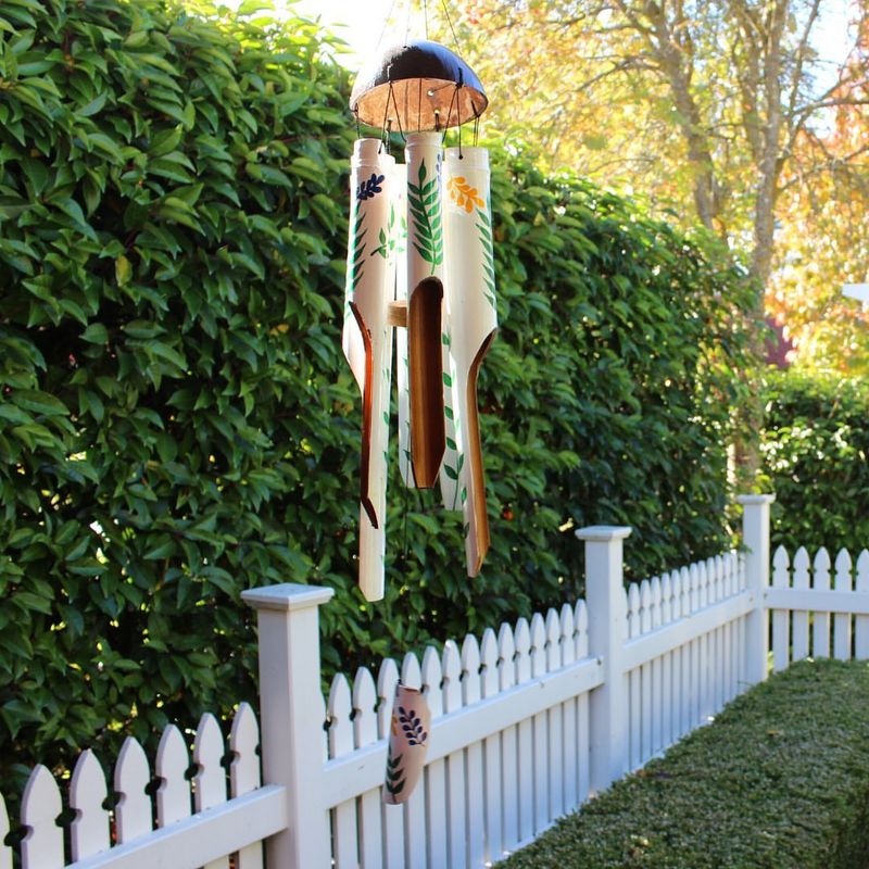 Create Vibration With Wind Chimes And Pinwheels