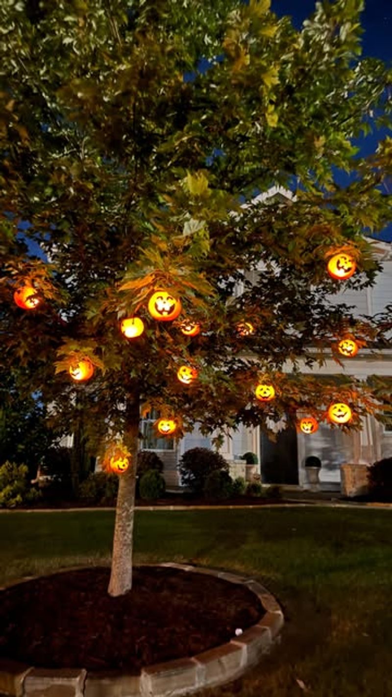 Hanging Pumpkin Planters