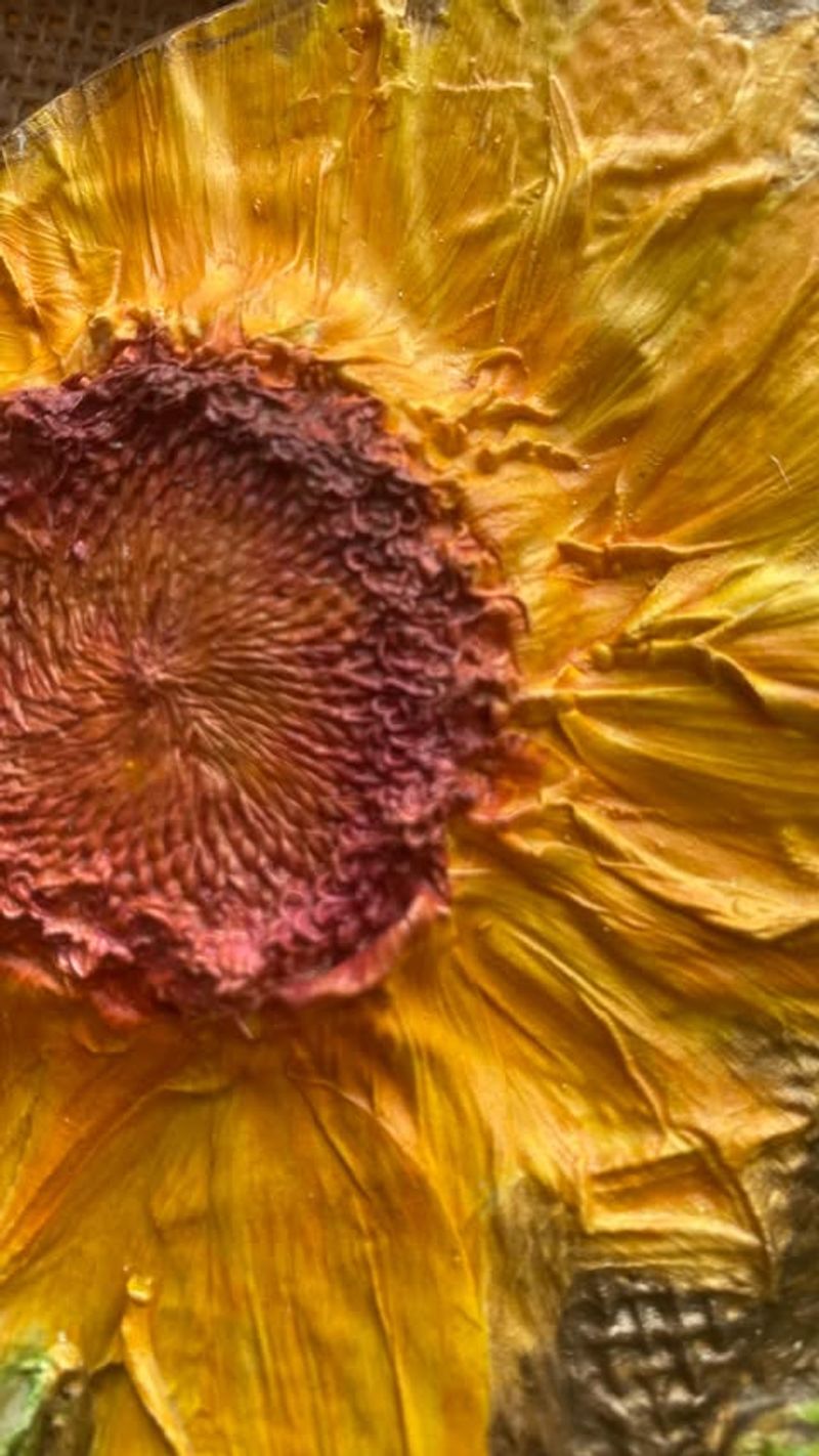 Plaster Molds That Capture Petal Details