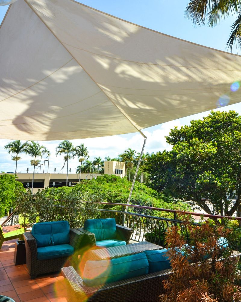 Shade Sail Triangle Configuration
