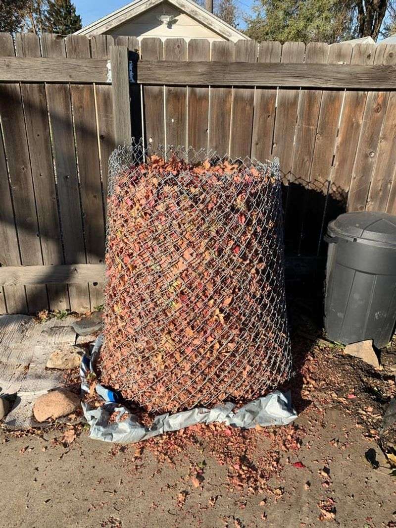 Build a Leaf Mold for Future Use