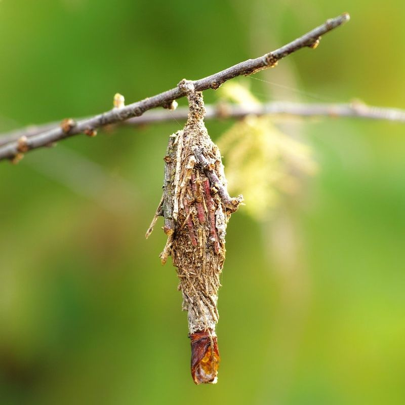 Bagworm Cases Hanging Around
