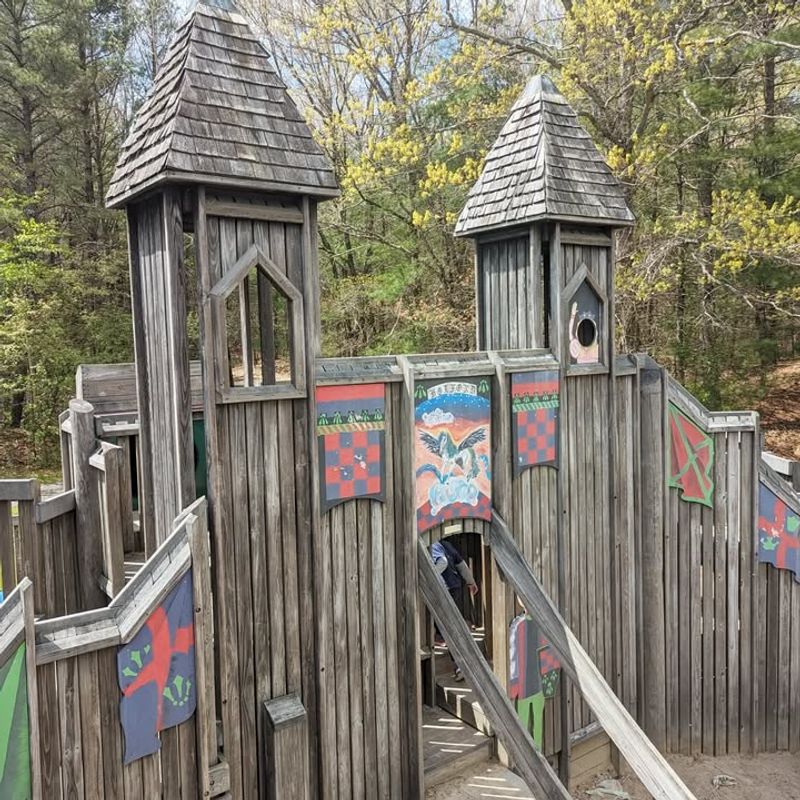 Old Wooden Play Structures