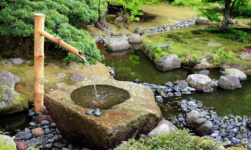 Bamboo Spout Fountain For Zen Vibes