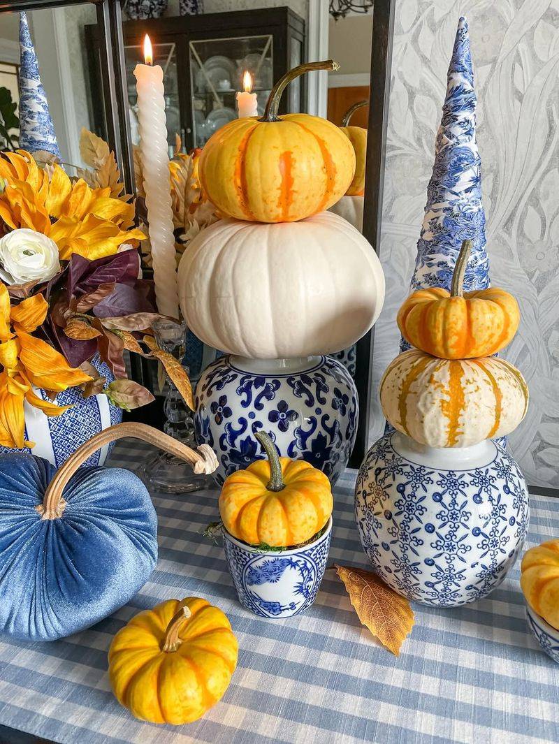 Pumpkin Topiaries with Style