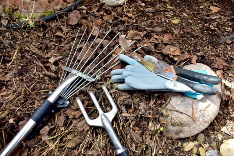 Gardening landscape tools and equipment for yard clean-up