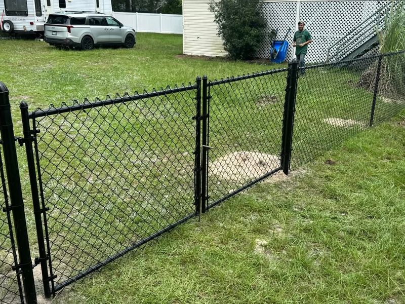 Chain Link Fencing Along Front Yards