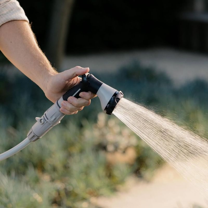 Spray Water from A Hose