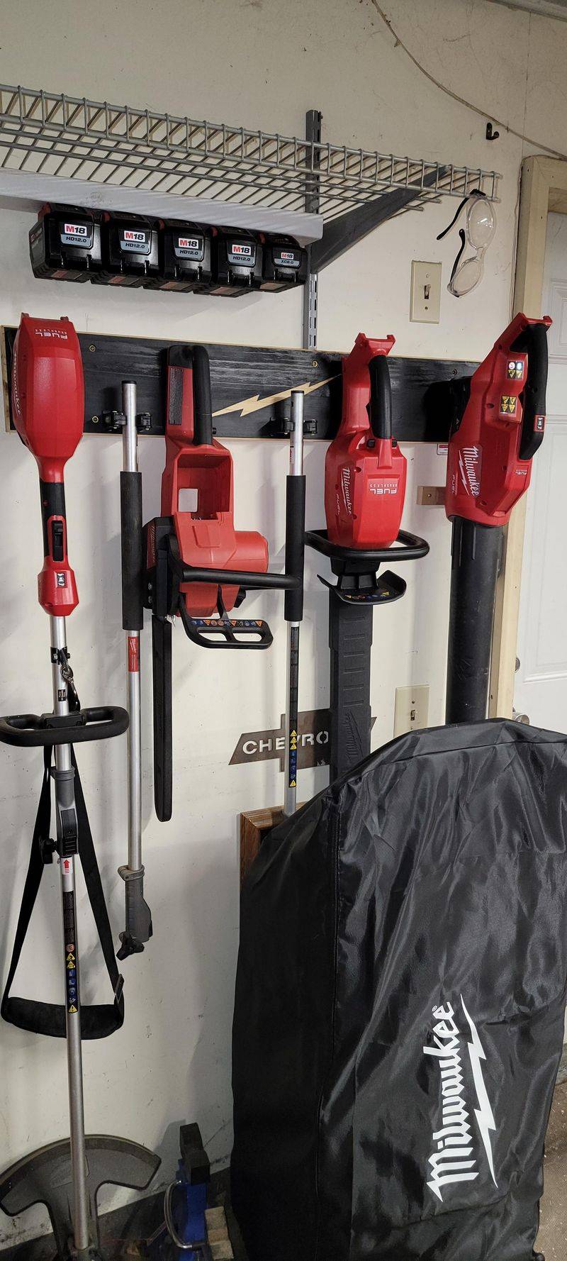 Gas-Powered Lawn Equipment Storage