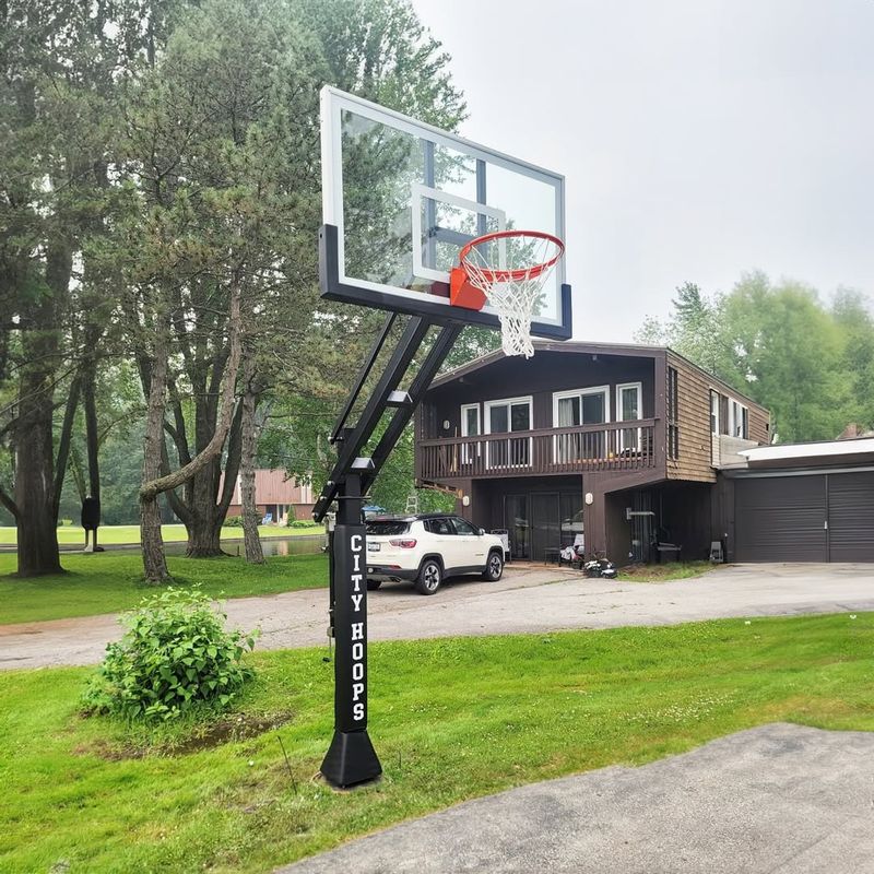 Permanent Basketball Hoops On Streets