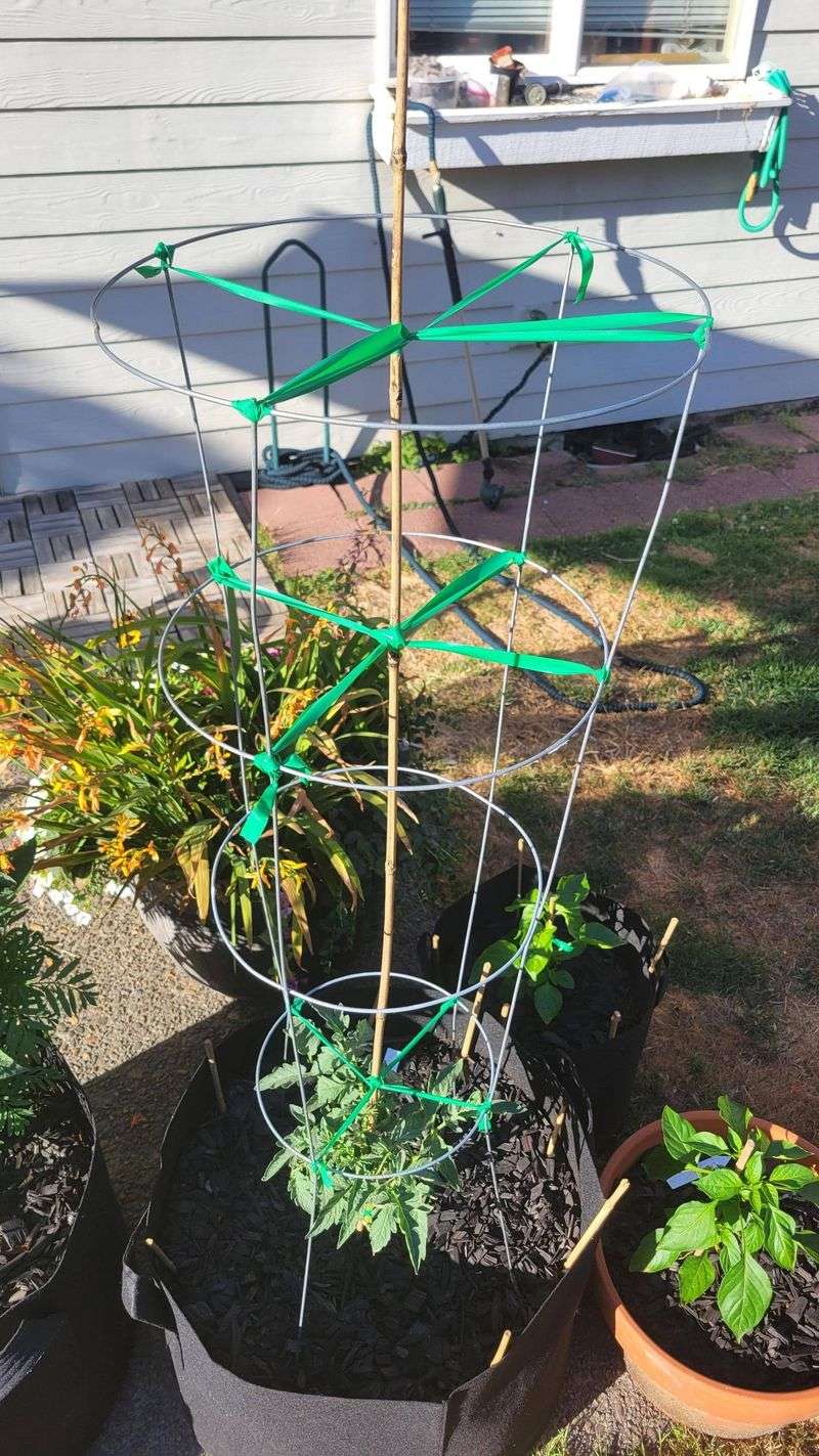 Secure Pots with Stakes or Anchors