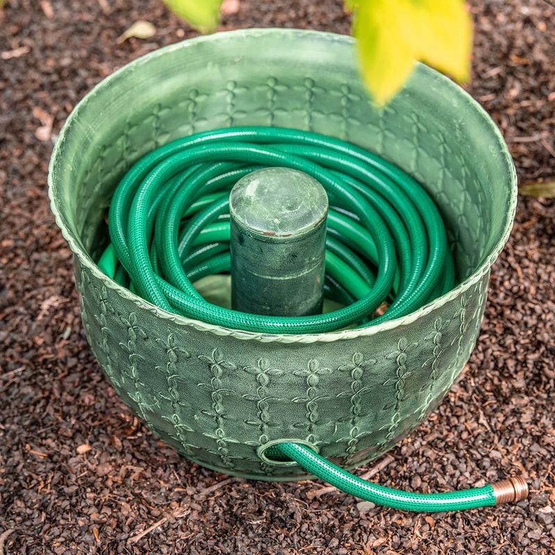 Drain And Store Garden Hoses