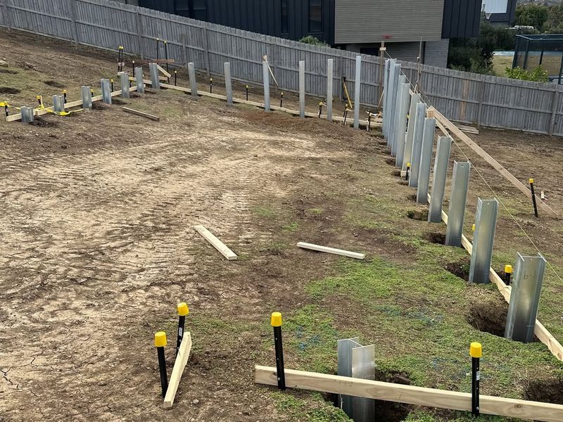 Reinforce Posts With Concrete Footings