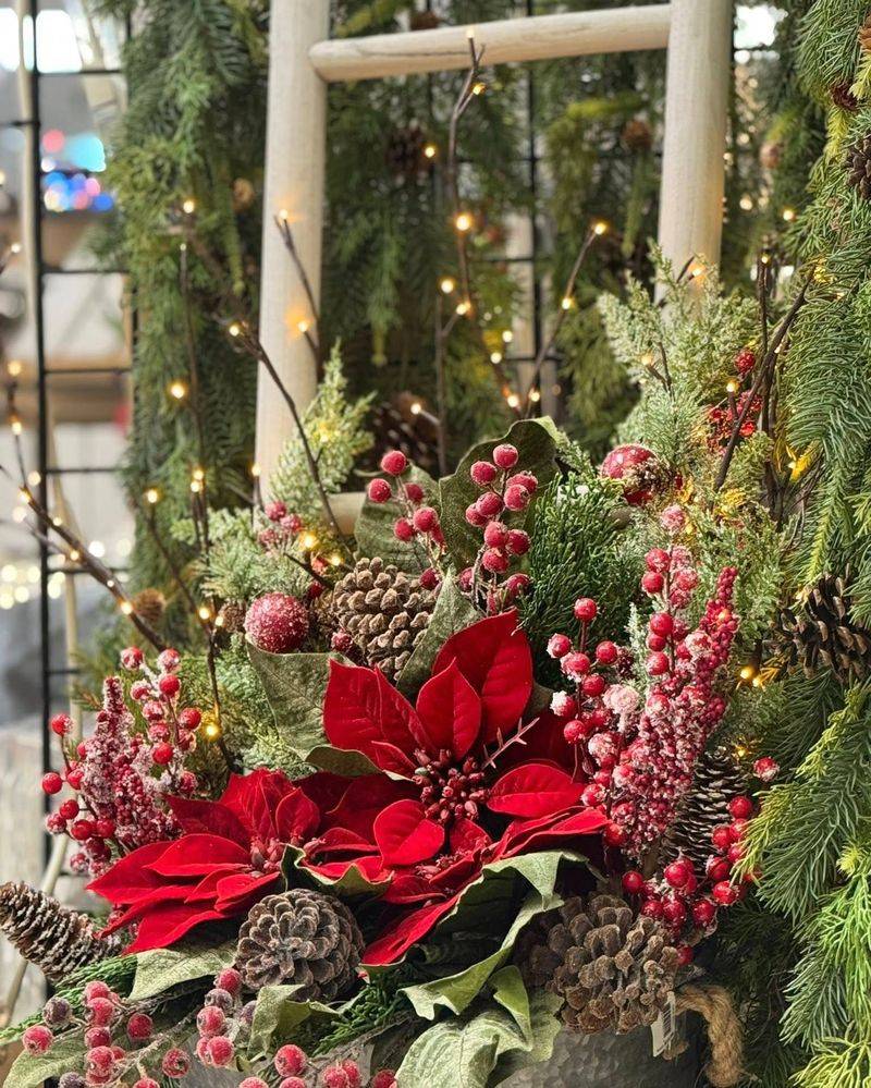 Accenting Mailbox And Lamp Posts