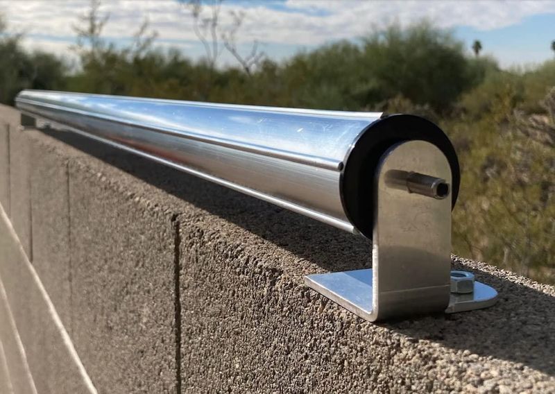 Install Coyote Rollers On Fence Tops