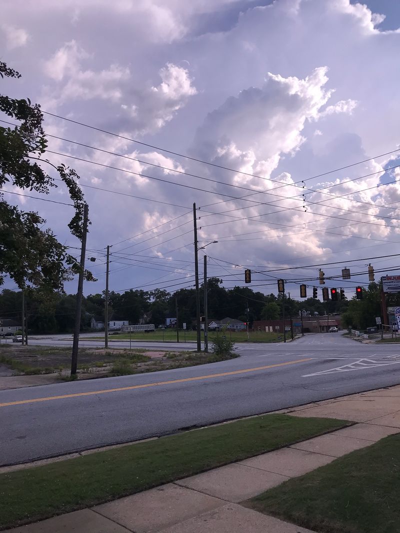 Railroad Tracks Disappearing in Columbus Outskirts