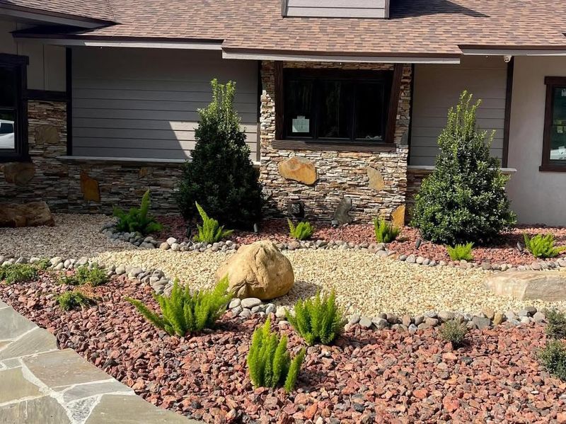 Decorative Front Yard Boulders