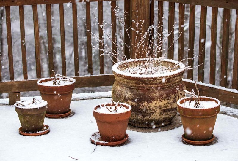 Snow And Ice Accumulation Can Damage Pot Structures