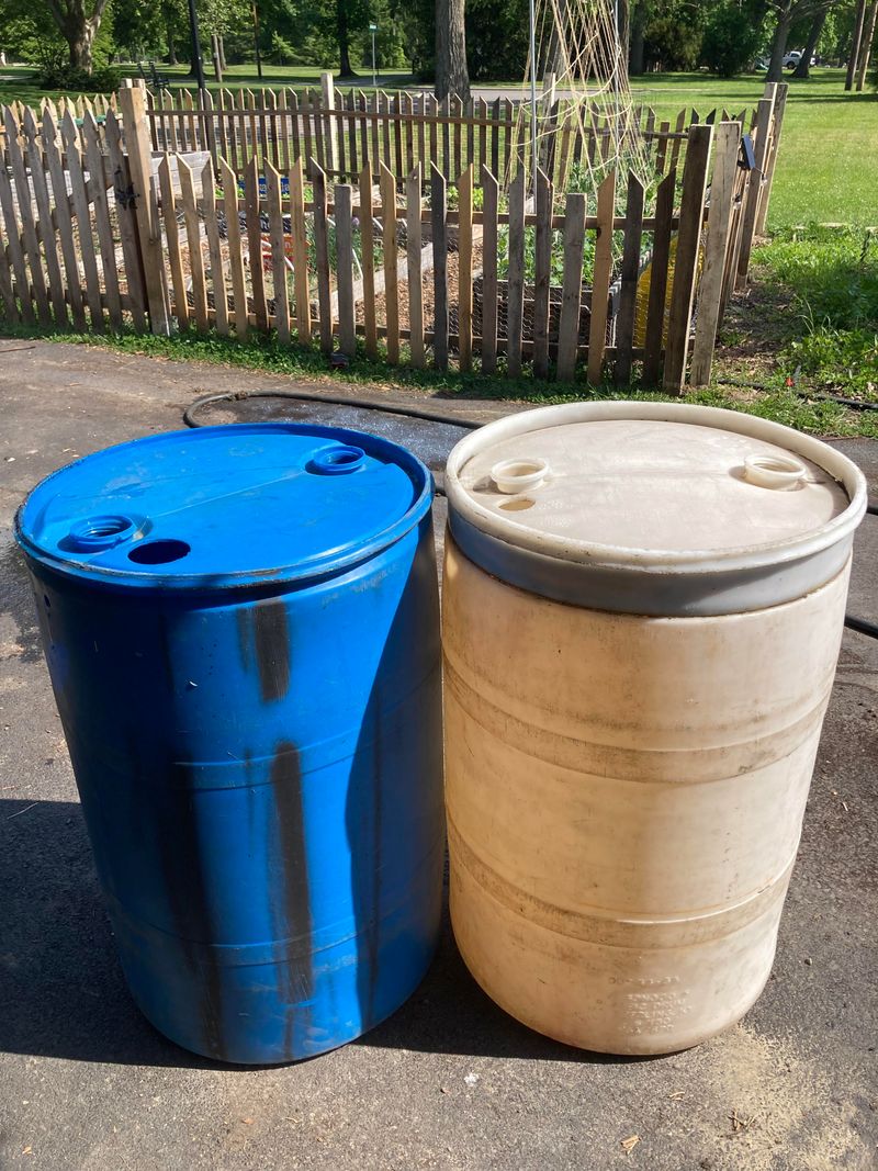 Rainwater Collection Barrels